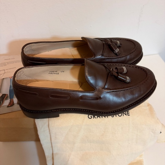 Grant Stone Tassel Loafer Tobacco (Brown) Size 10E main image 5